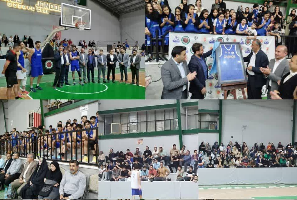 جشن صعود تیم بسکتبال زاگرس جنوبی جهرم به لیگ برتر برگزار شد