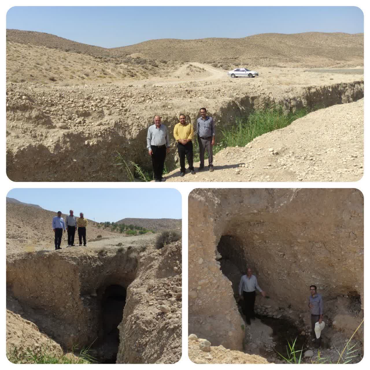 احیای قنات تاریخی «گود محکی» با مشارکت مردم و جهاد کشاورزی جهرم