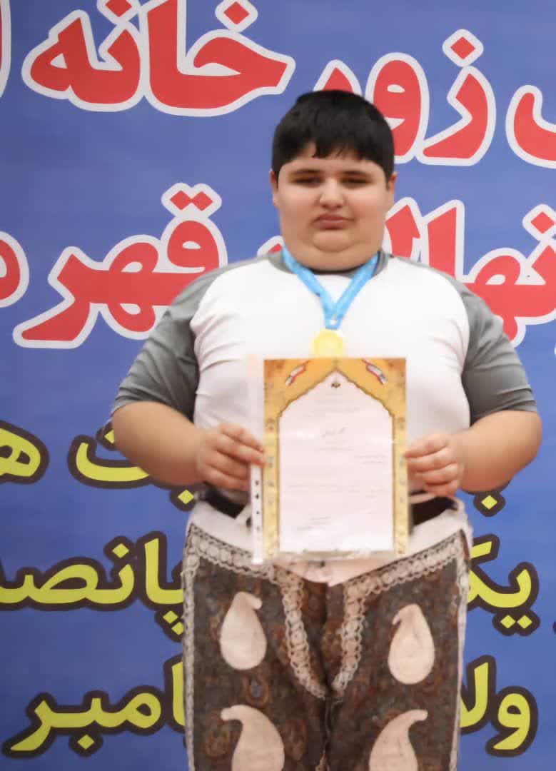 قهرمانی نونهال جهرمی در مسابقات کشوری کباده‌زنی