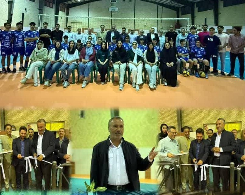 خانه‌ والیبال جهرم افتتاح شد